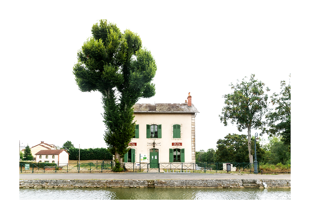 11 &quot;Canal De Briare&quot; stampa d'autore di Gerard Gazia