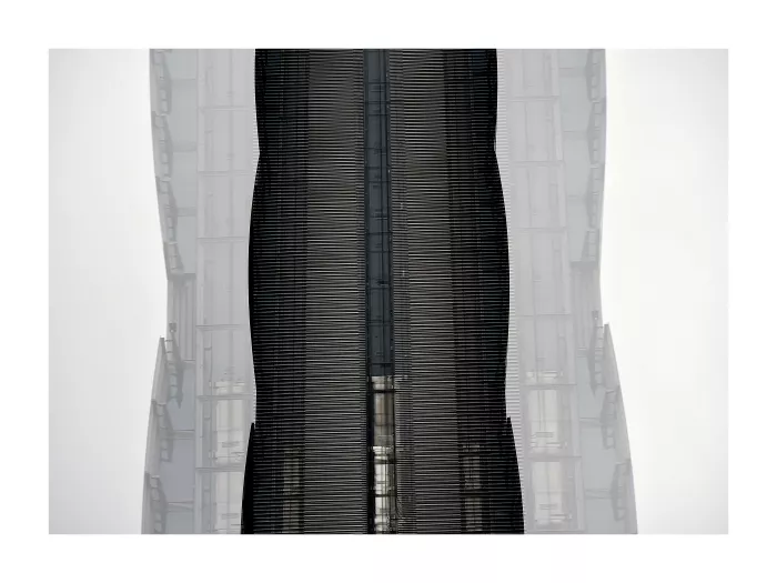 05 “Torre Isozaki” stampa d'autore di Manfredo Pinzauti
