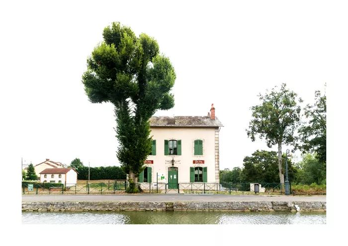 11 "Canal De Briare" stampa d'autore di Gerard Gazia